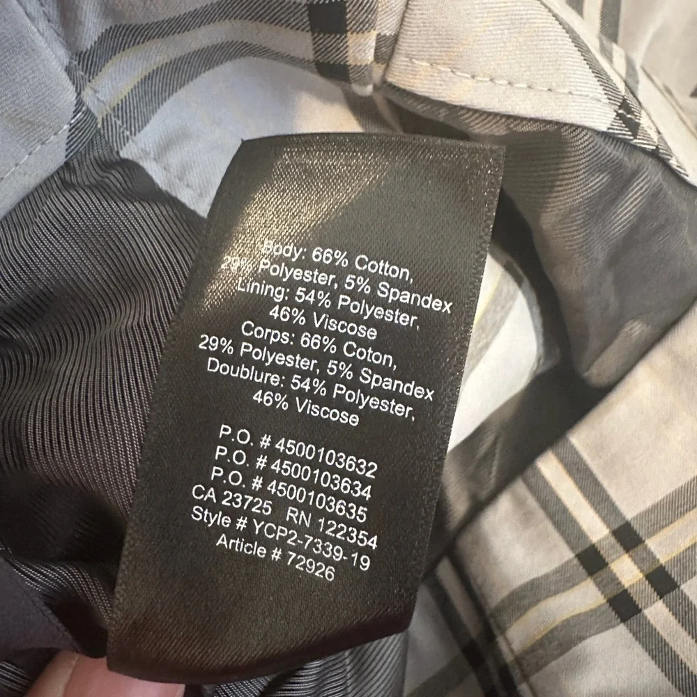 Aritzia Sunday Best Grey Plaid Mini Skirt Size 4 Women’s Yuri Skirt - Picture 10 of 10